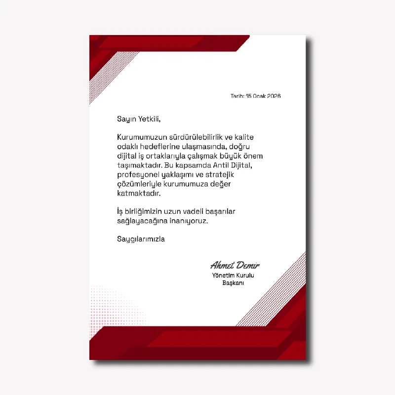 Antetli Kağıt (2.000 Adet)