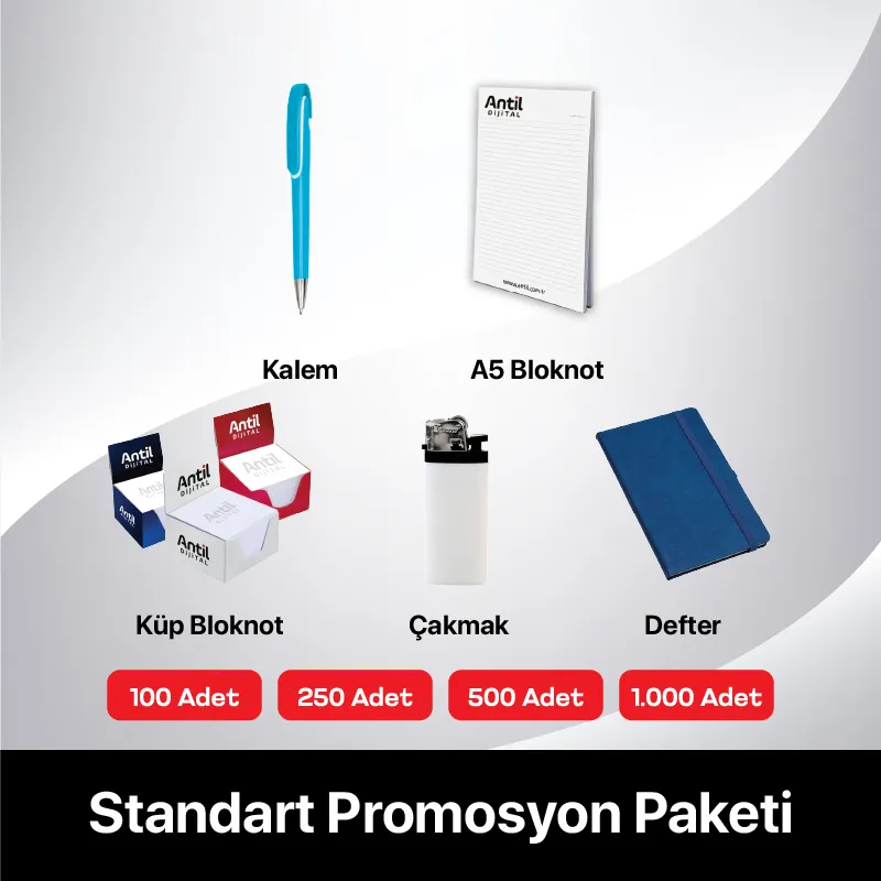 Standart Promosyon Paketi (100'lü Paket)