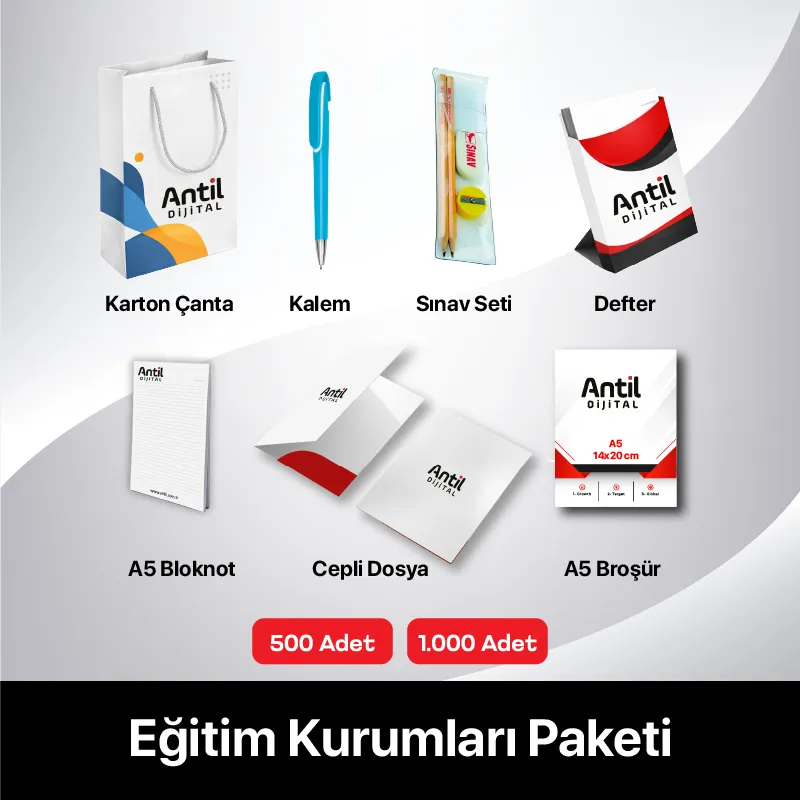 Eğitim Kurumları Promosyon Paketi