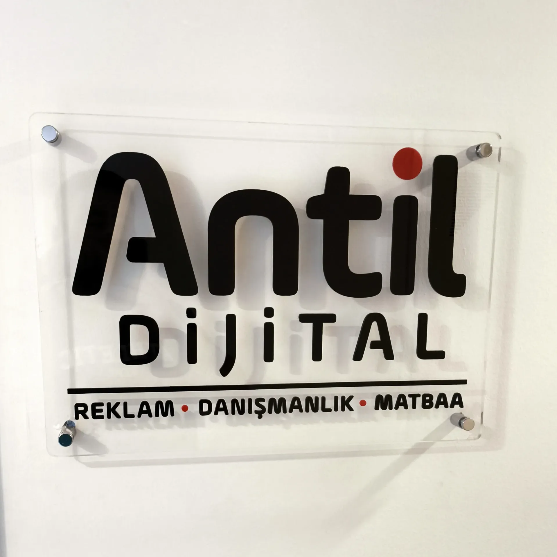 Pleksi Kapı Levhası 35x50 cm