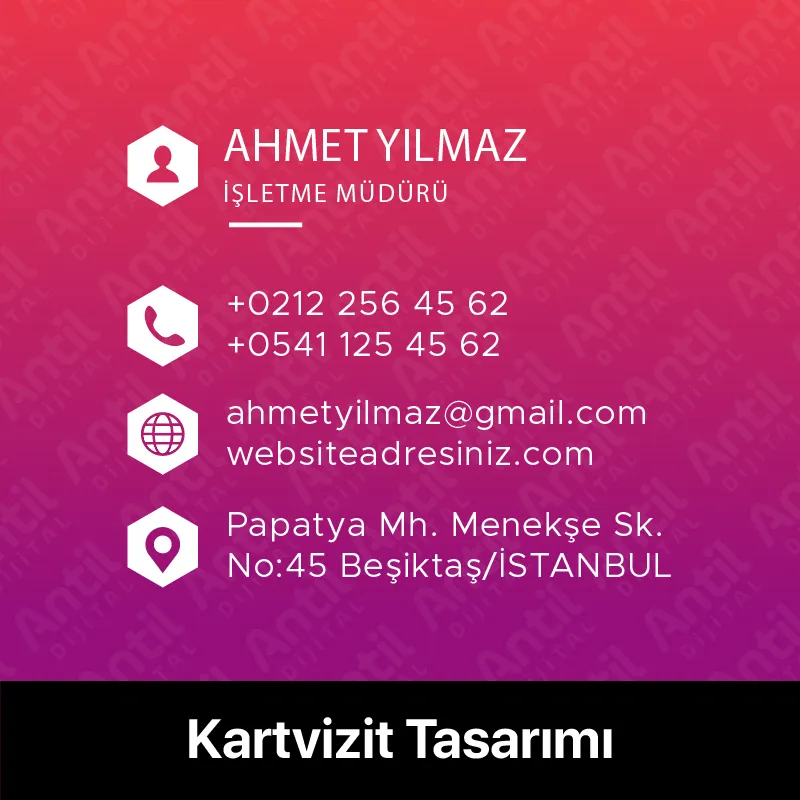 Kartvizit Tasarımı